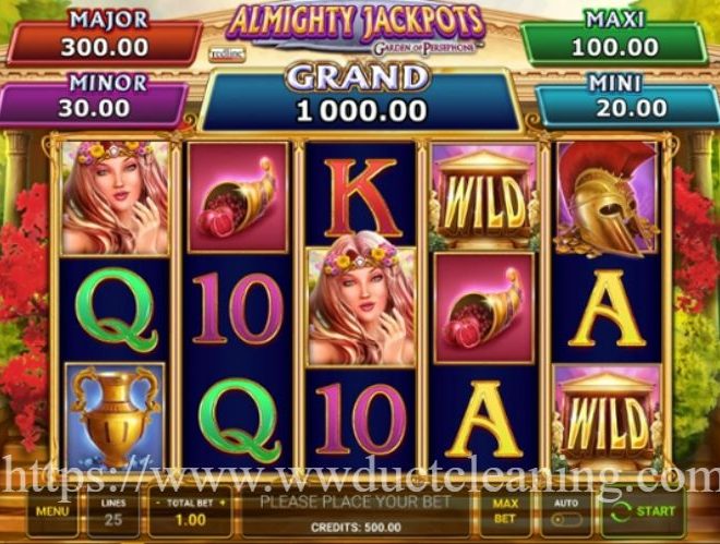 Almighty Jackpots – Garden of Persephone: Slot Mitologi Yunani dengan Taman Dewi dan Jackpot Legendaris